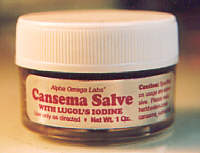 Cansema Salve with Lugol's Iodine